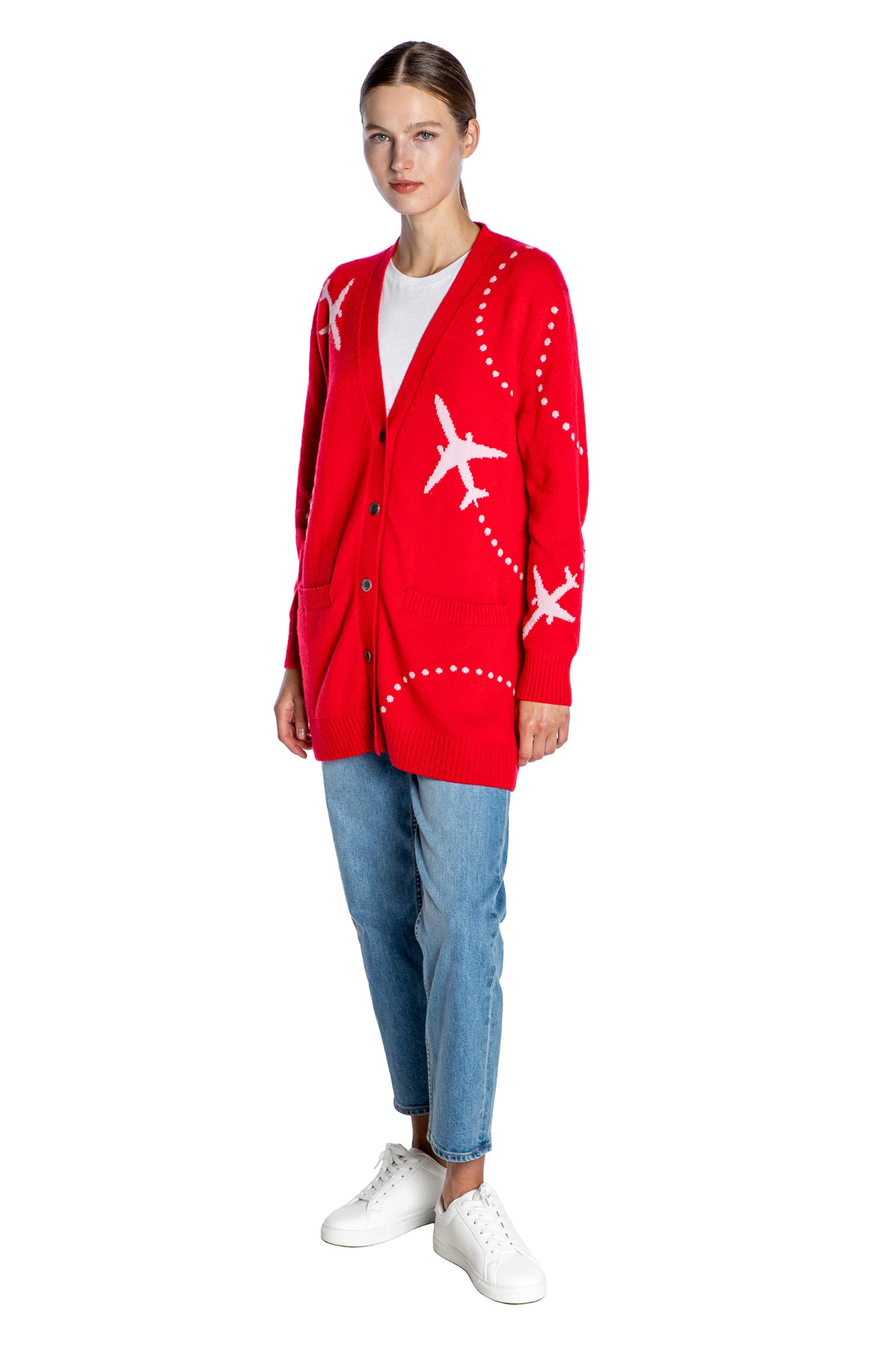 'ARRIVEDERCI DARLING' OVERSIZED CARDIGAN - - Libertine