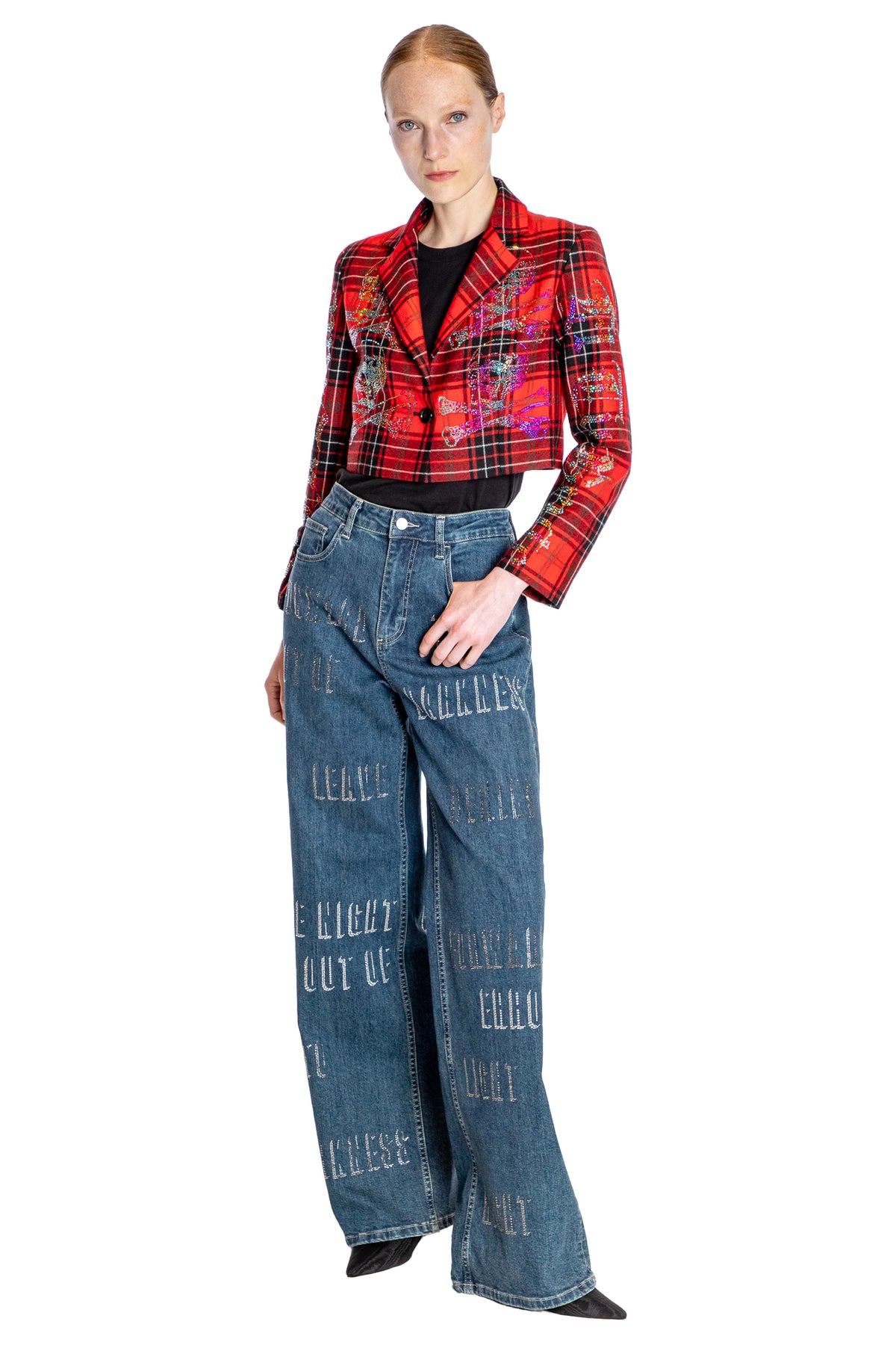 'SKULL N BONES' MARGARET JACKET - - Libertine