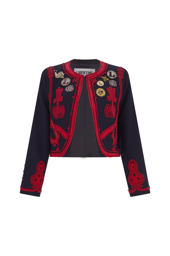 'ZOUAVES' EMBELLISHED CATHERINE JACKET - - Libertine - Main image