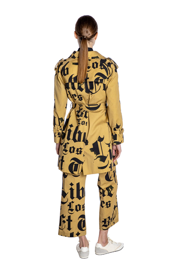 'LIBERTINE GOTHIC' TRENCH COAT - - Libertine