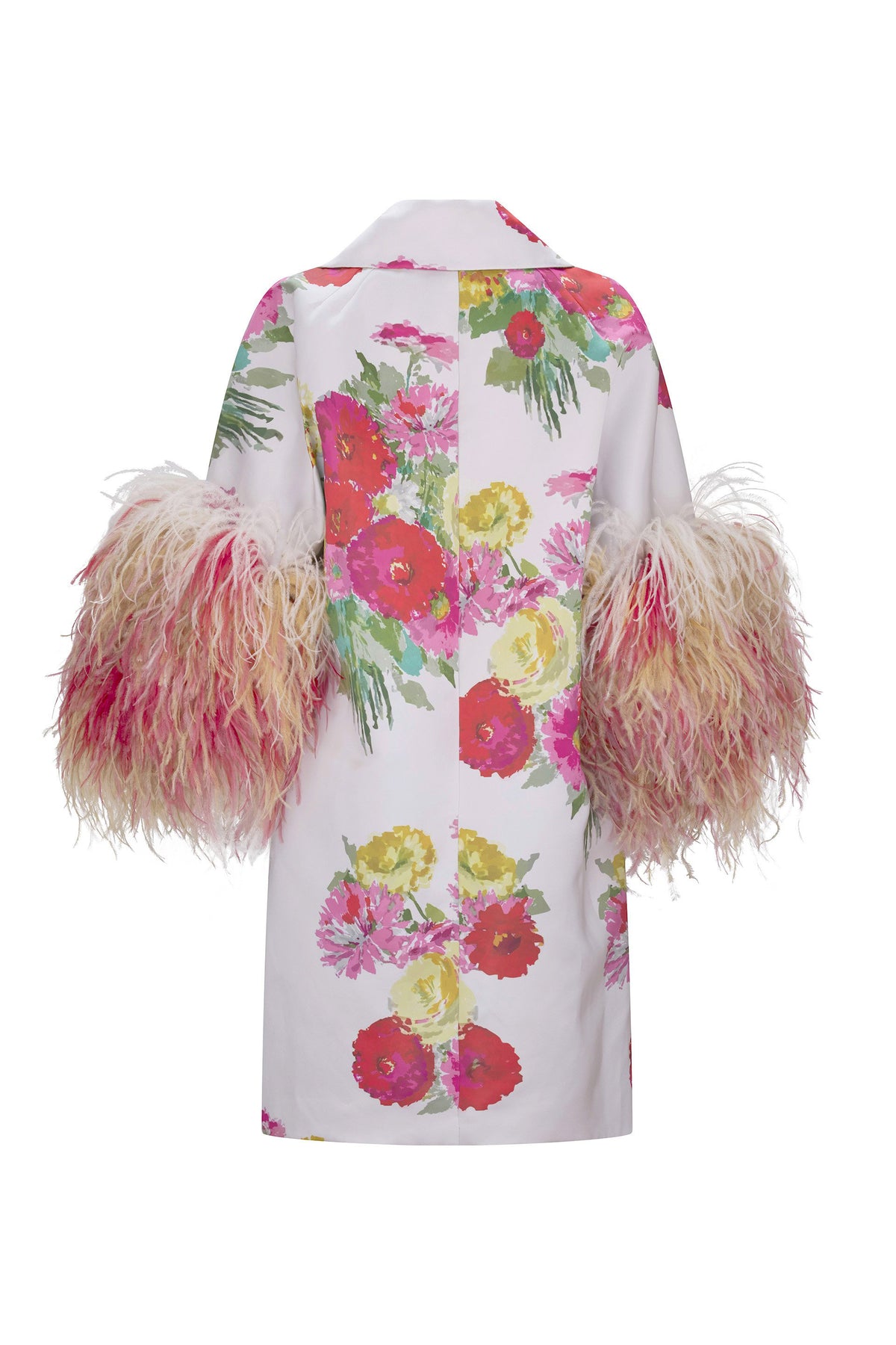 'PAT NIXON' FEATHERED L/S OVERSIZED COAT - - Libertine