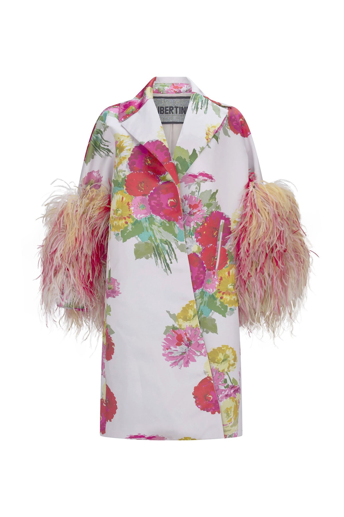 'PAT NIXON' FEATHERED L/S OVERSIZED COAT - - Libertine