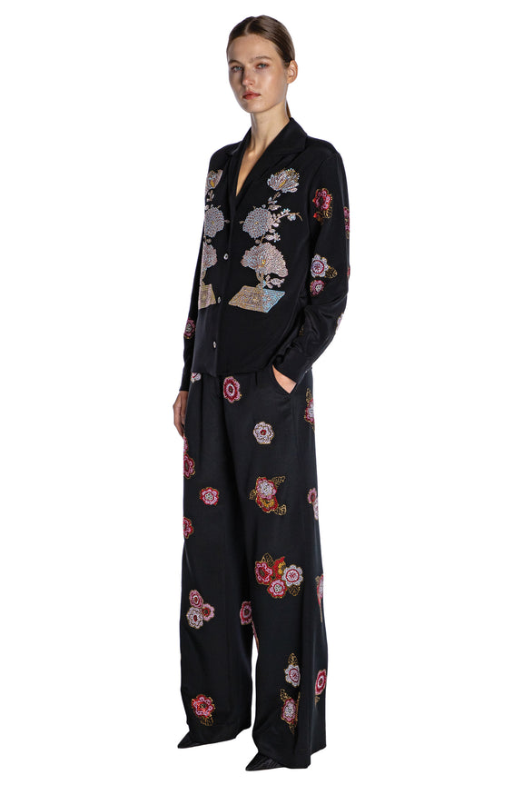 'BONSAI COLLAGE' PJ BLOUSE - - Libertine