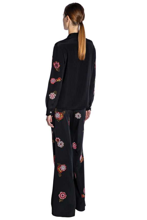 'BONSAI COLLAGE' PJ BLOUSE - - Libertine
