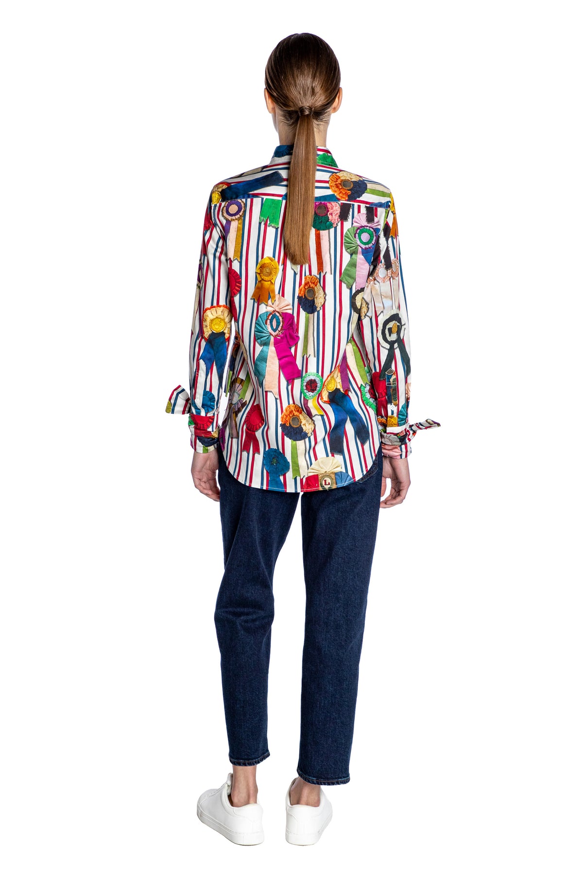 'FIRST PLACE' RUFFLE CLASSIC SHIRT - - Libertine