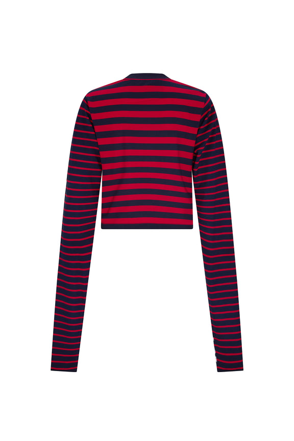 'SKULL N BONES' LONGEST SLEEVE T SHIRT - - Libertine