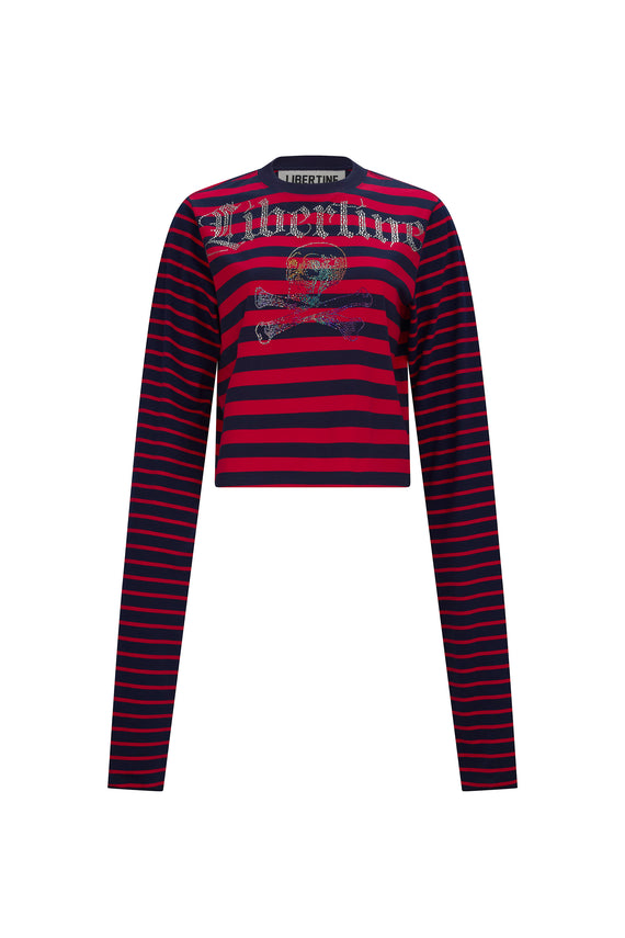 'SKULL N BONES' LONGEST SLEEVE T SHIRT - - Libertine - Main image
