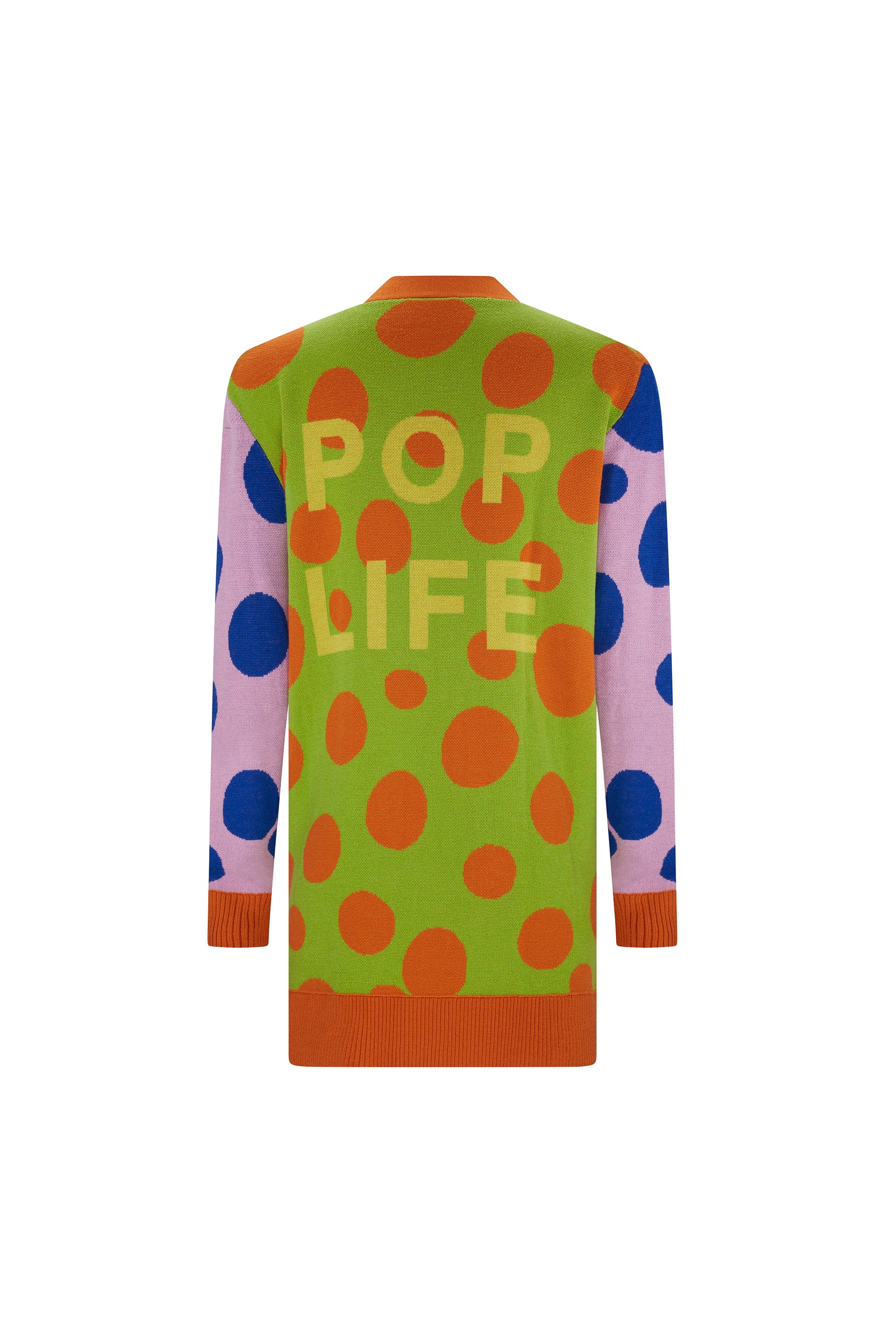 'POP LIFE' OVERSIZED CARDIGAN - CARDIGANS - Libertine