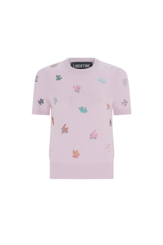 'PUZZLE PIECES' SHORT SLEEVE PULLOVER - - Libertine - Main image