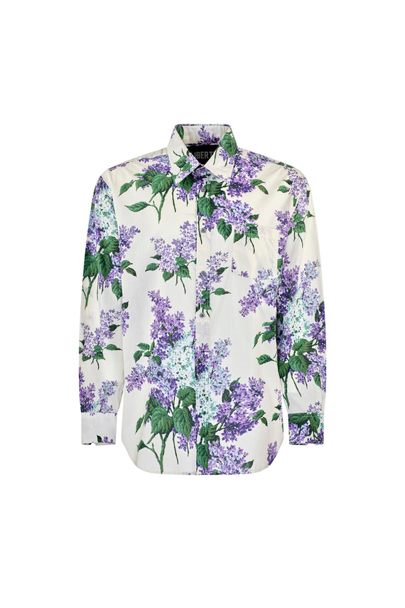 'LILAC GARDEN' CLASSIC SHIRT WITH POCKET - SHIRTS - Libertine - Main image
