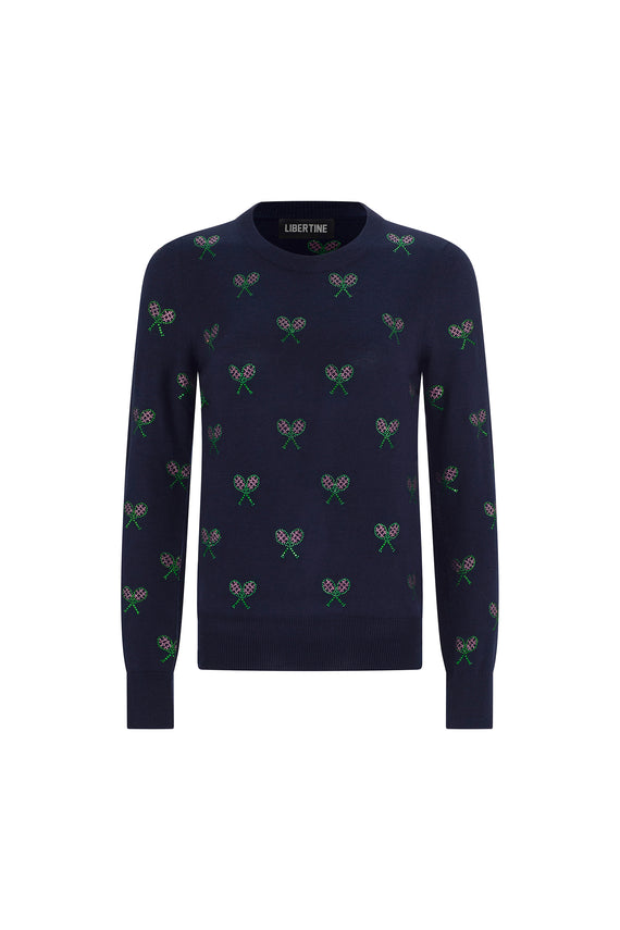'10 S N E 1' SILKY CASHMERE PULLOVER - SWEATERS - Libertine - Main image