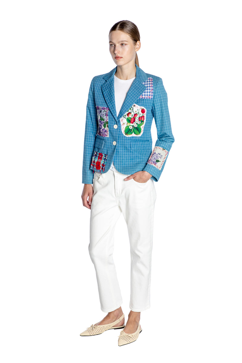 'GARDEN PATCHES' L/S SHORT JACKET - BLAZERS - Libertine