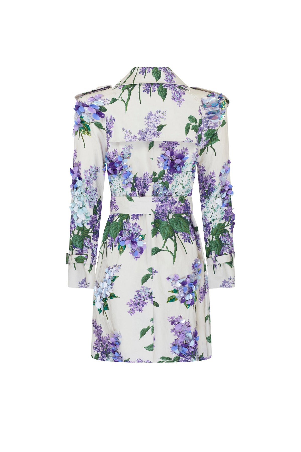 'EMBELLISHED LILAC GARDEN' WOMEN'S TRENCH - COATS - Libertine