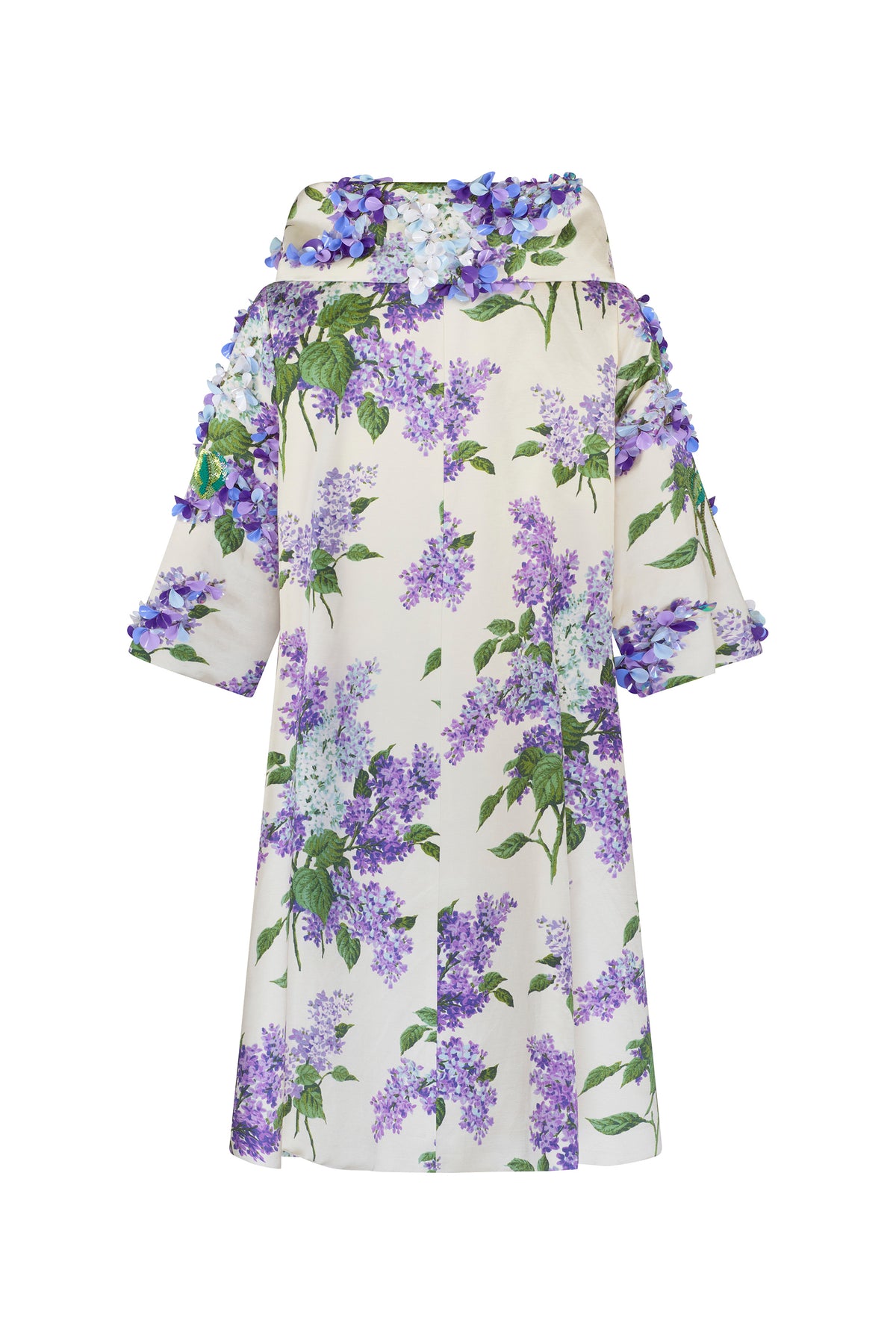 'LILAC GARDEN' EMBELLISHED JACKIE OPERA COAT - COATS - Libertine