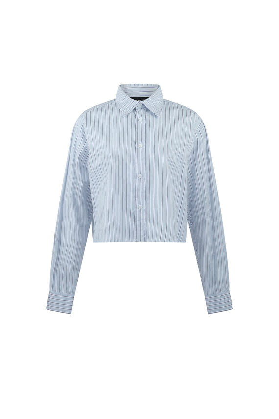'ST. TROPEZ' CROPPED CLASSIC SHIRT - CLASSIC SHIRTS - Libertine - Main image