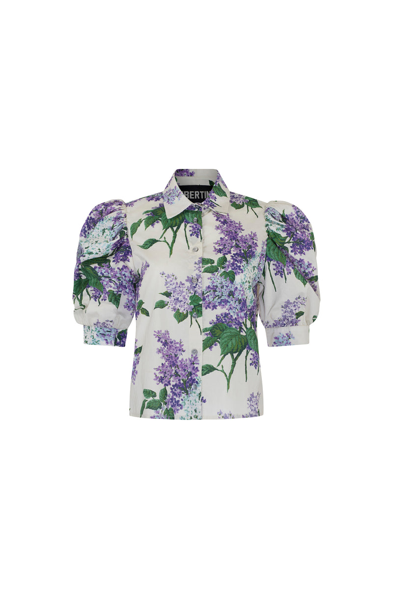'LILAC GARDEN' PUFF SLEEVE BLOUSE - TOPS - Libertine