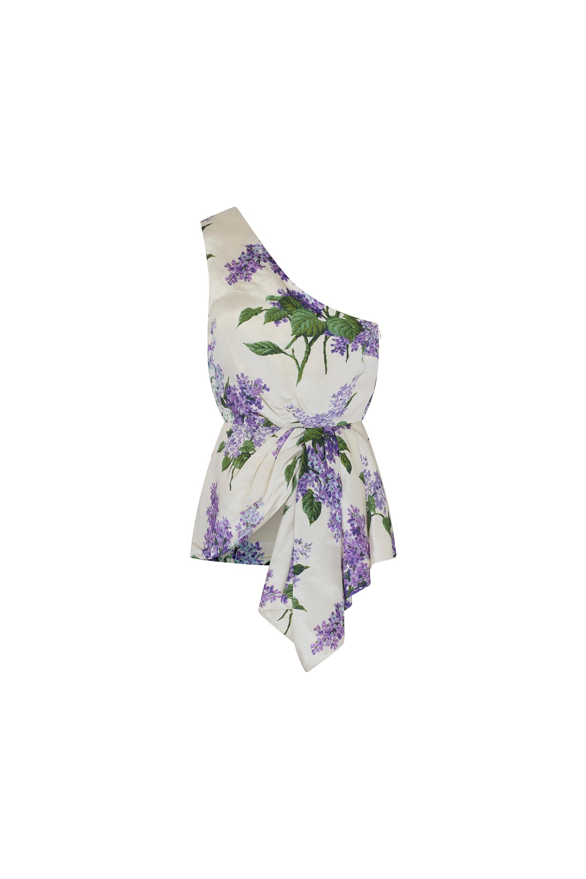'LILAC GARDEN' ONE SHOULDER BLOUSE - TOPS - Libertine
