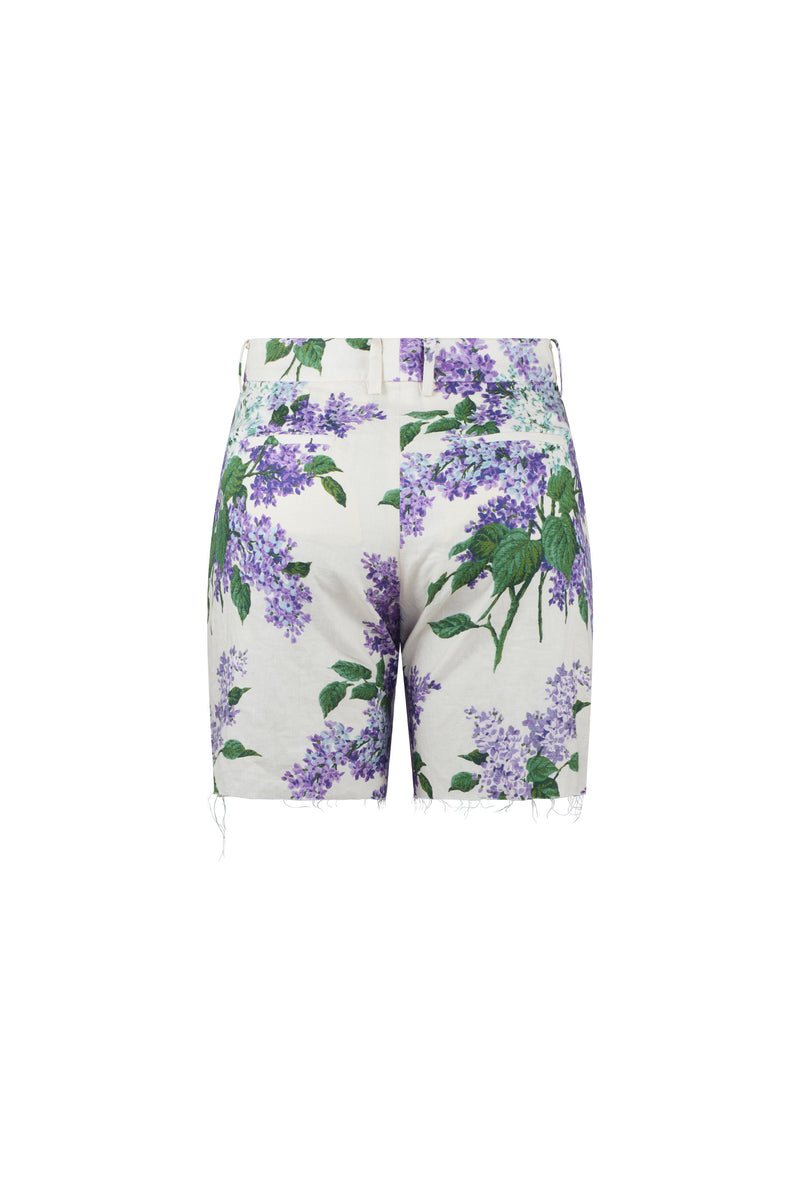 'LILAC GARDEN' WOMEN'S CUTOFF SHORT - SHORTS - Libertine