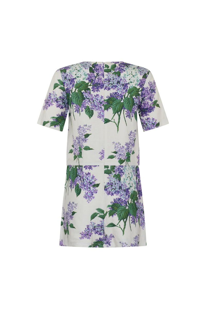'LILAC GARDEN' ROMPER DRESS - DRESSES - Libertine