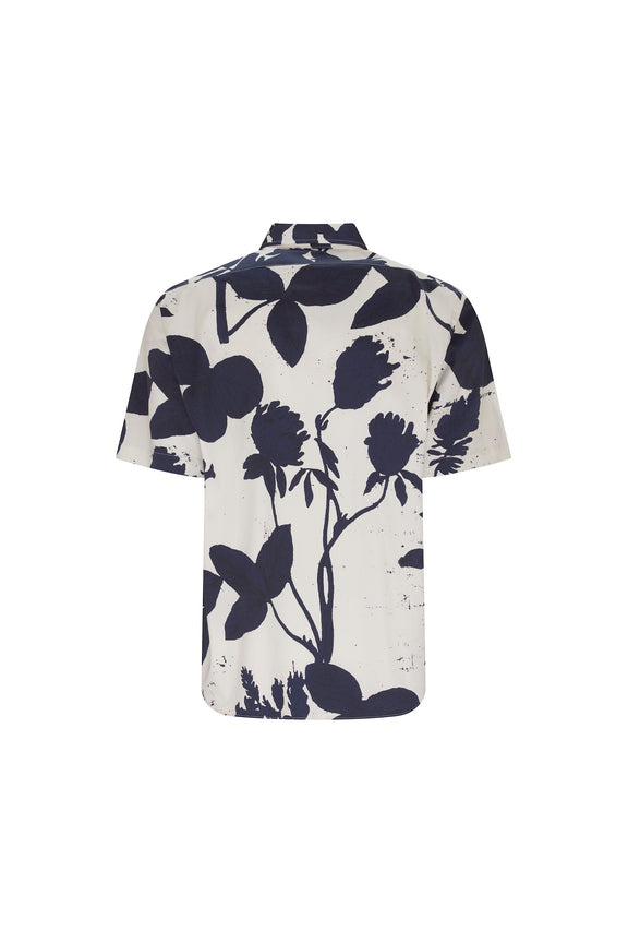 'CYANOTYPES' SHORT SLEEVE CLASSIC SHIRT - - Libertine