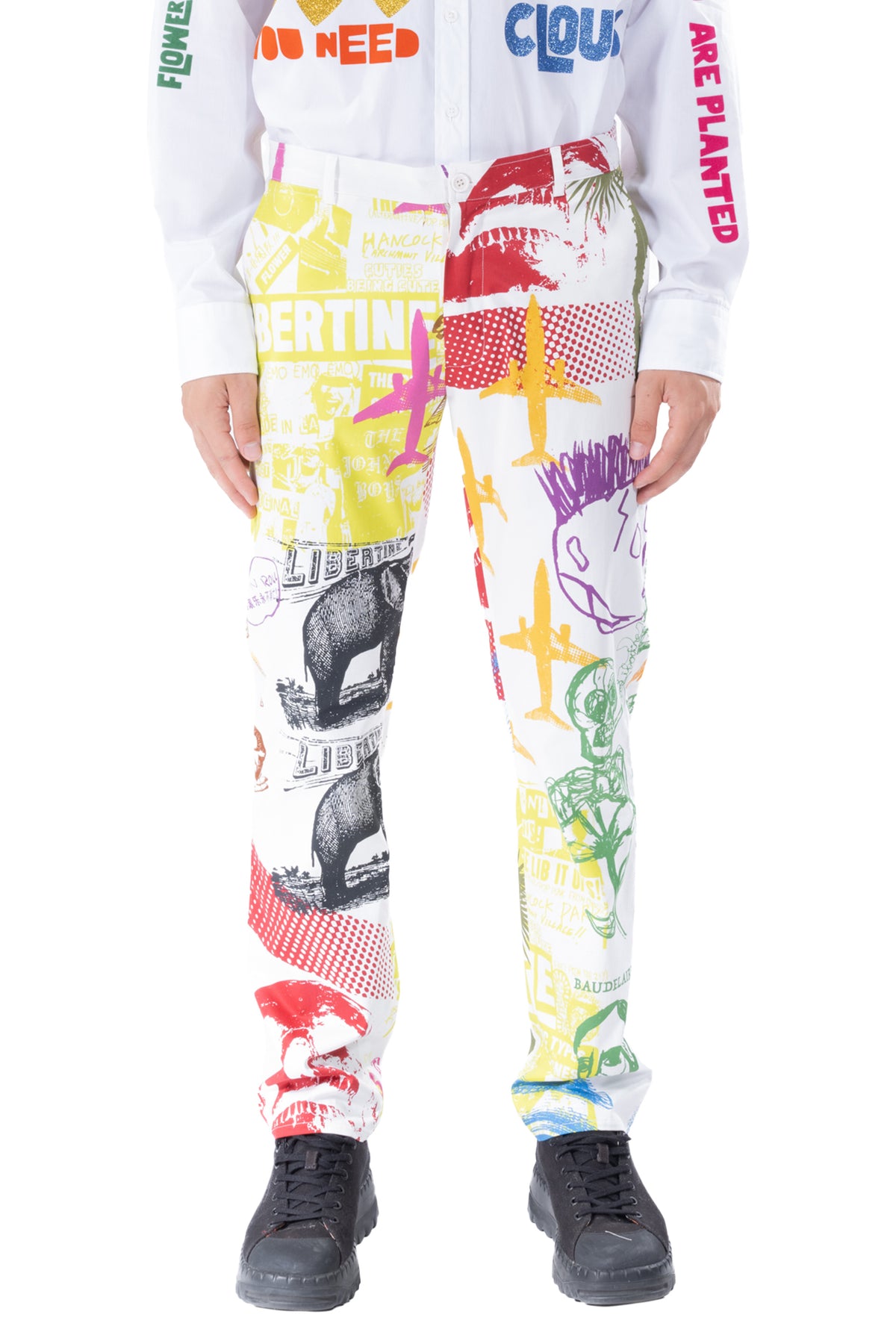 'LIBERTINE SILK SCREENS' CHINOS - - Libertine