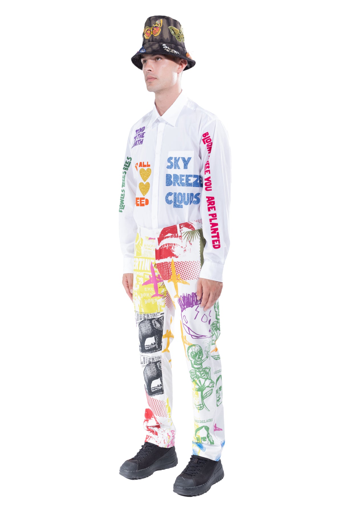 'LIBERTINE SILK SCREENS' CHINOS - - Libertine