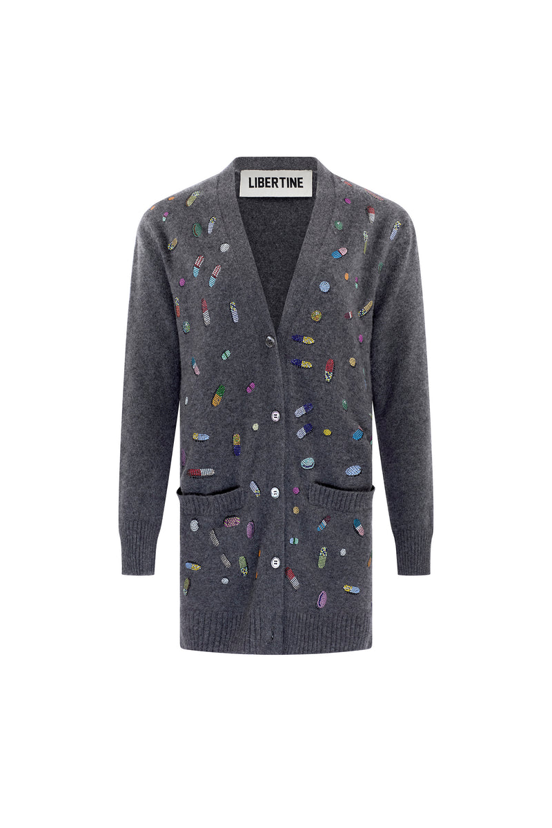'MOTHERS LITTLE HELPERS' OVERSIZED CARDIGAN - - Libertine