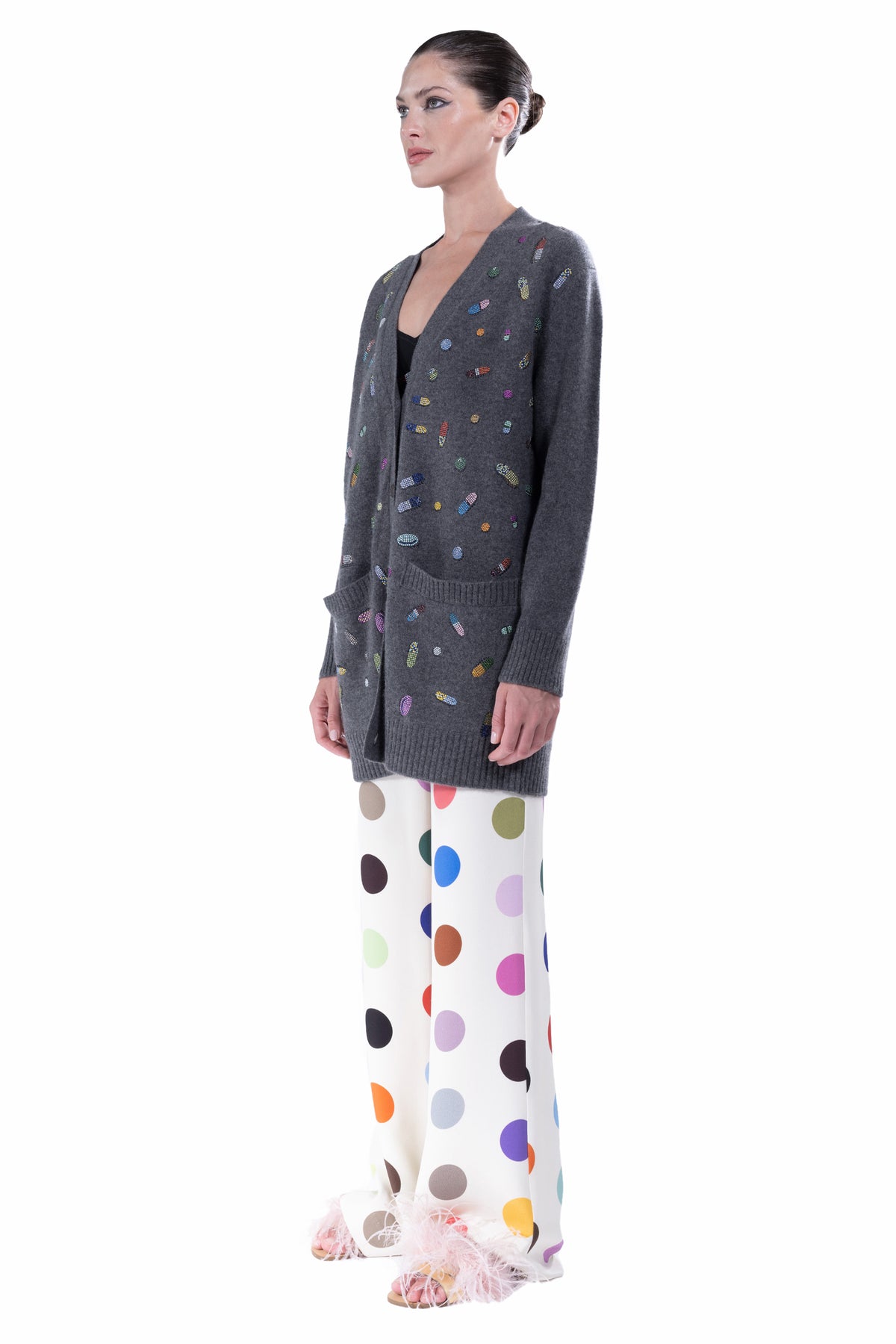 'MOTHERS LITTLE HELPERS' OVERSIZED CARDIGAN -  - Libertine