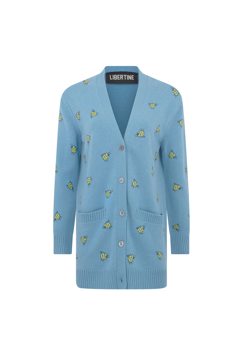 'BEE' OVERSIZED CARDIGAN - - Libertine