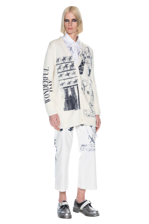 'SKETCHY' OVERSIZED CARDIGAN -  - Libertine