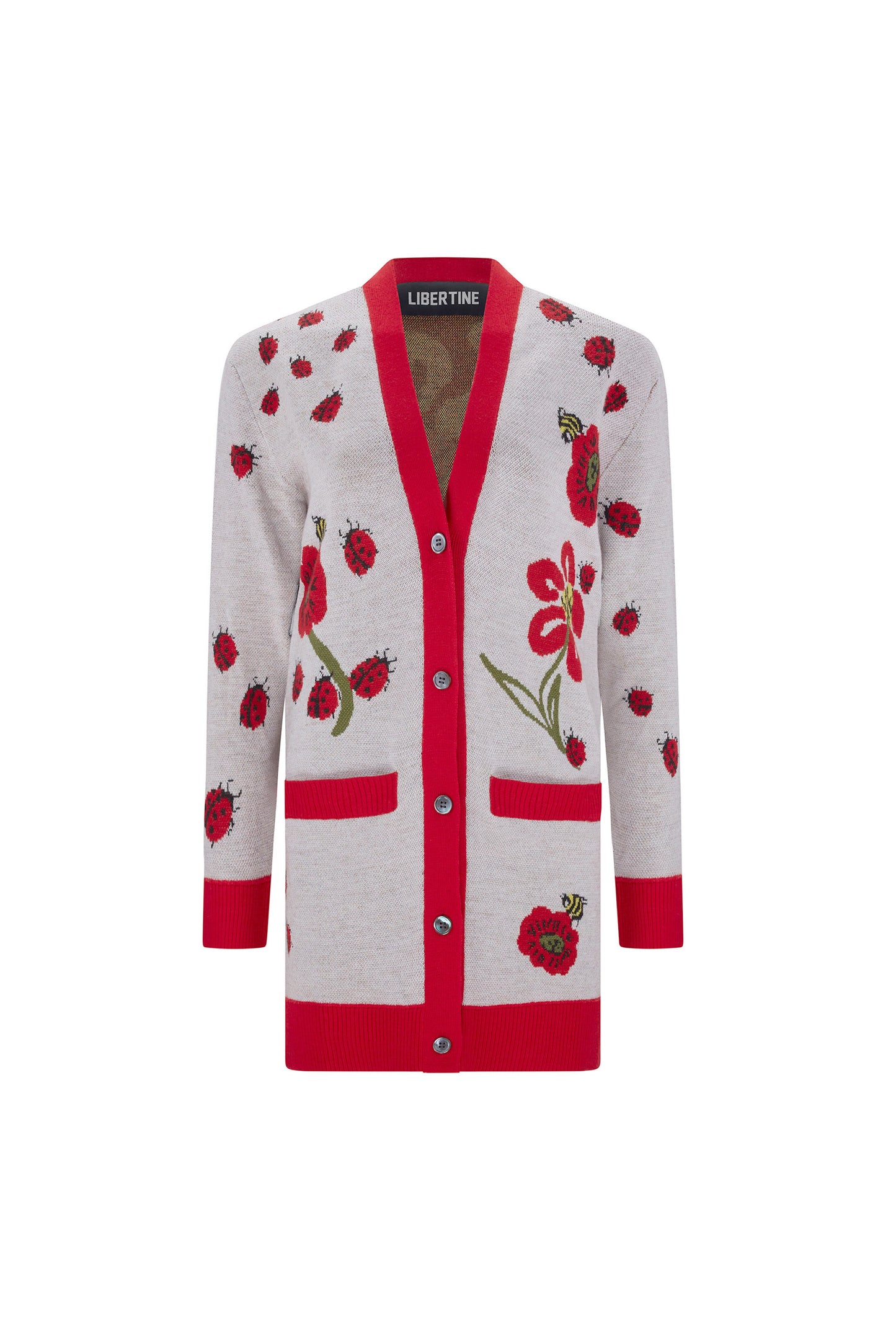 'LADYBUG' OVERSIZED CARDIGAN