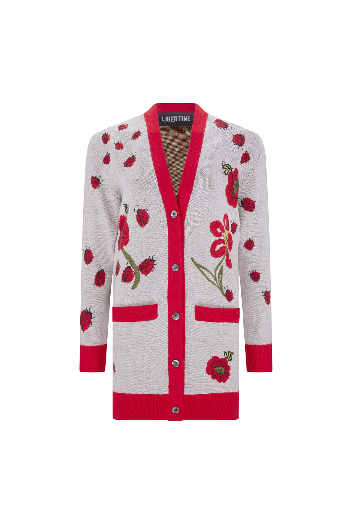 'LADYBUG' OVERSIZED CARDIGAN - - Libertine