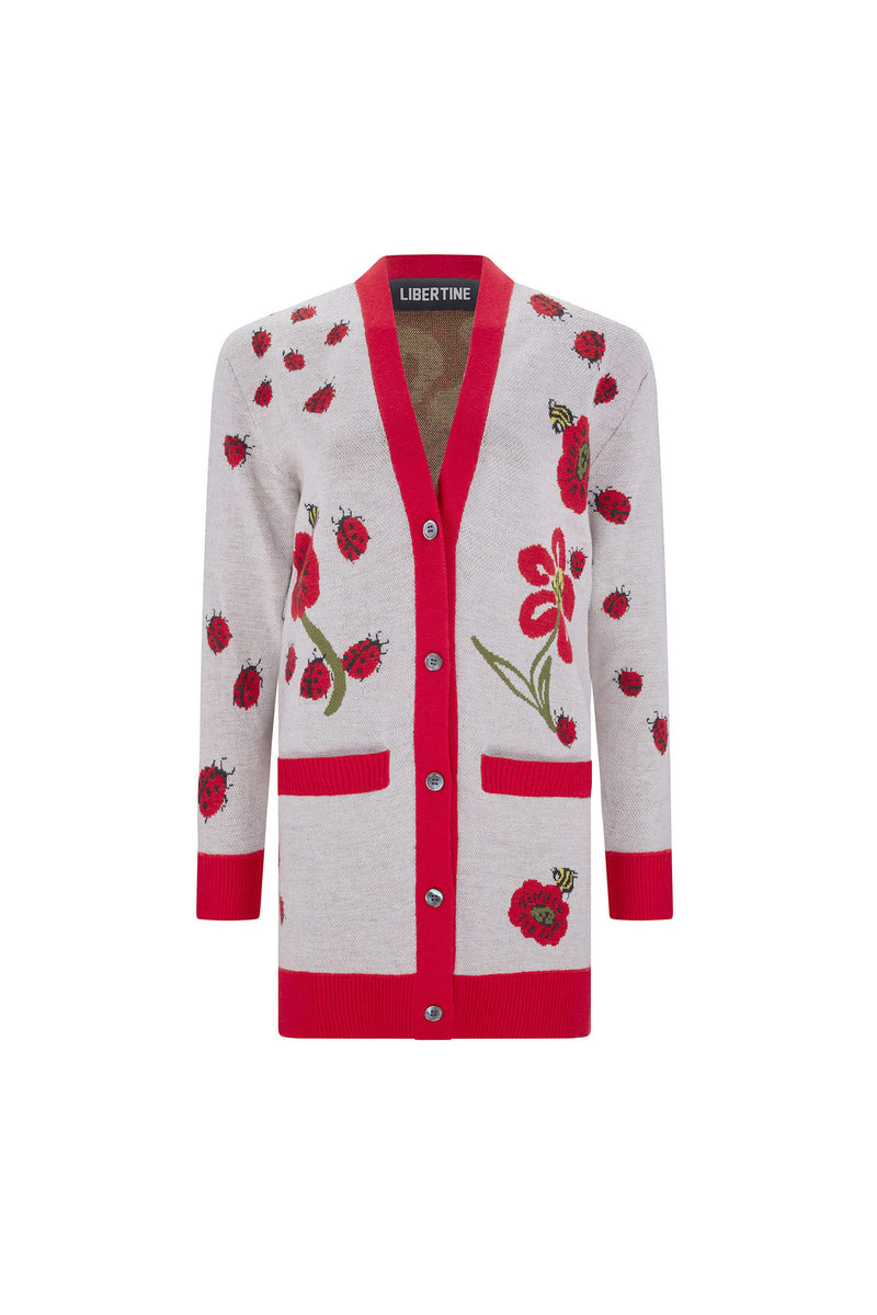 'LADYBUG' OVERSIZED CARDIGAN - - Libertine