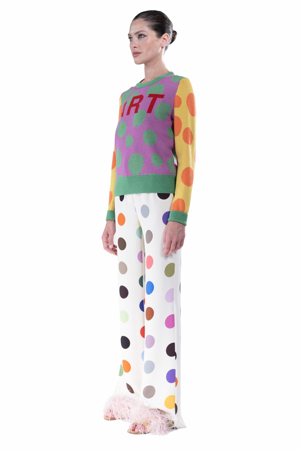 'ART LIFE' SHRUNKEN PULLOVER SWEATER -  - Libertine