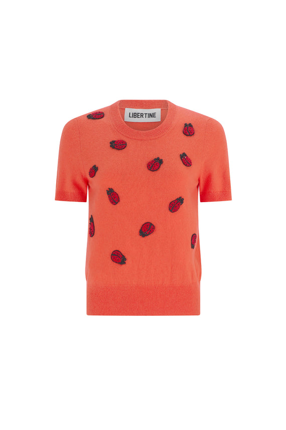 'LADYBUG' SHORT SLEEVE PULLOVER - - Libertine - Main image