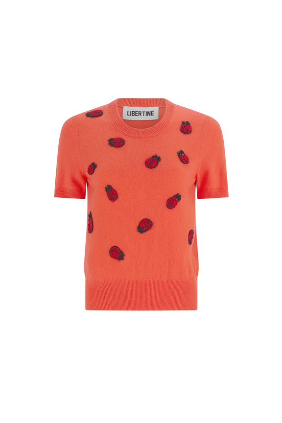 'LADYBUG' SHORT SLEEVE PULLOVER - - Libertine