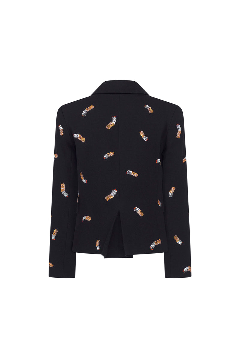 'CIGS' L/S SHORT BLAZER - - Libertine