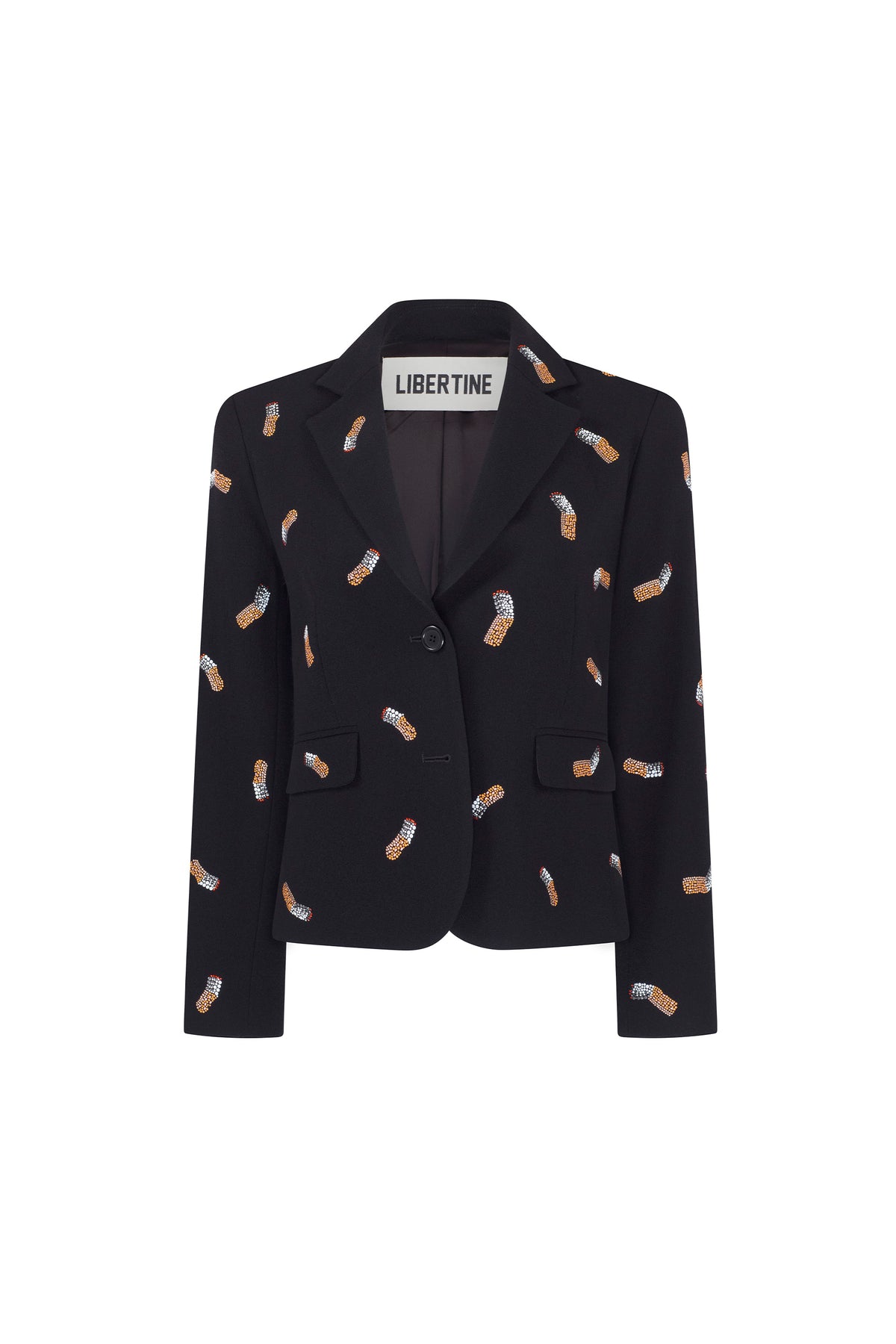 'CIGS' L/S SHORT BLAZER - - Libertine