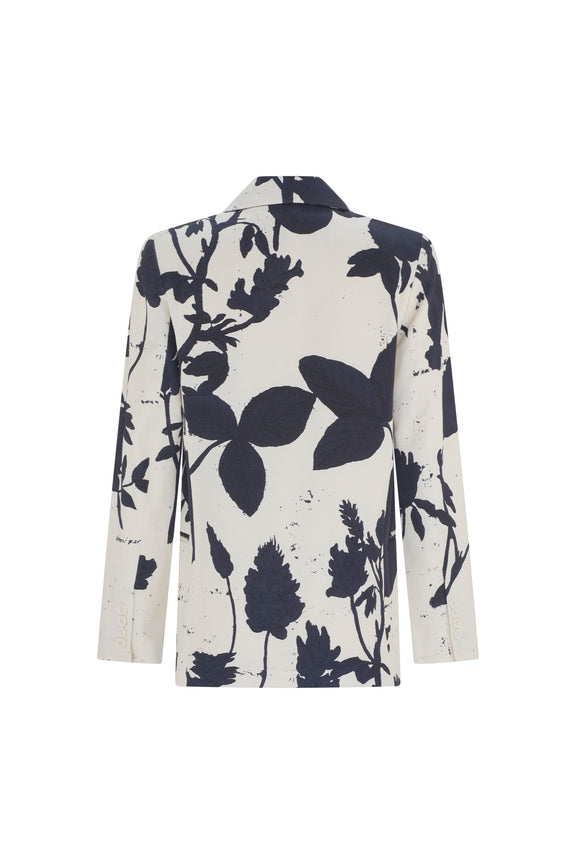 'CYANOTYPES' DOUBLE BREASTED JACKET - - Libertine