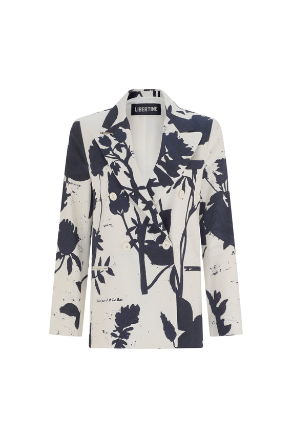 'CYANOTYPES' DOUBLE BREASTED JACKET - - Libertine - Main image