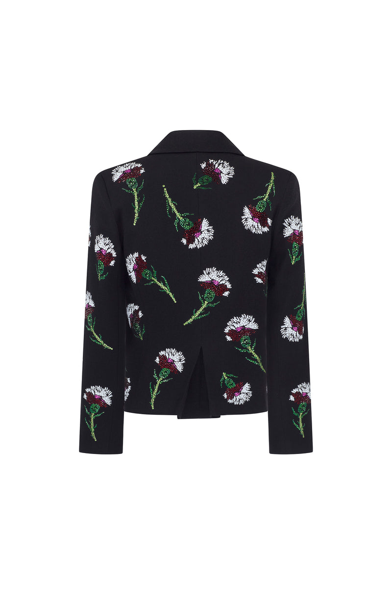 'OTTOMAN CARNATION' L/S SHORT BLAZER - - Libertine