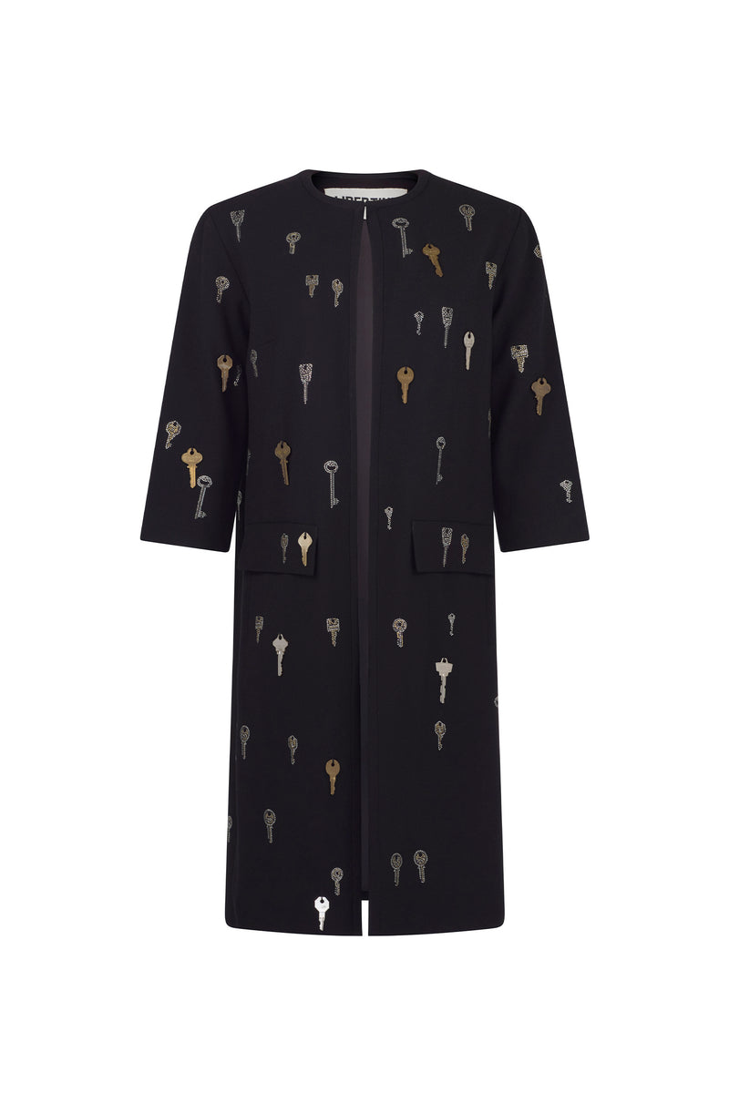 'KEY PARTY' DUSTER COAT - - Libertine