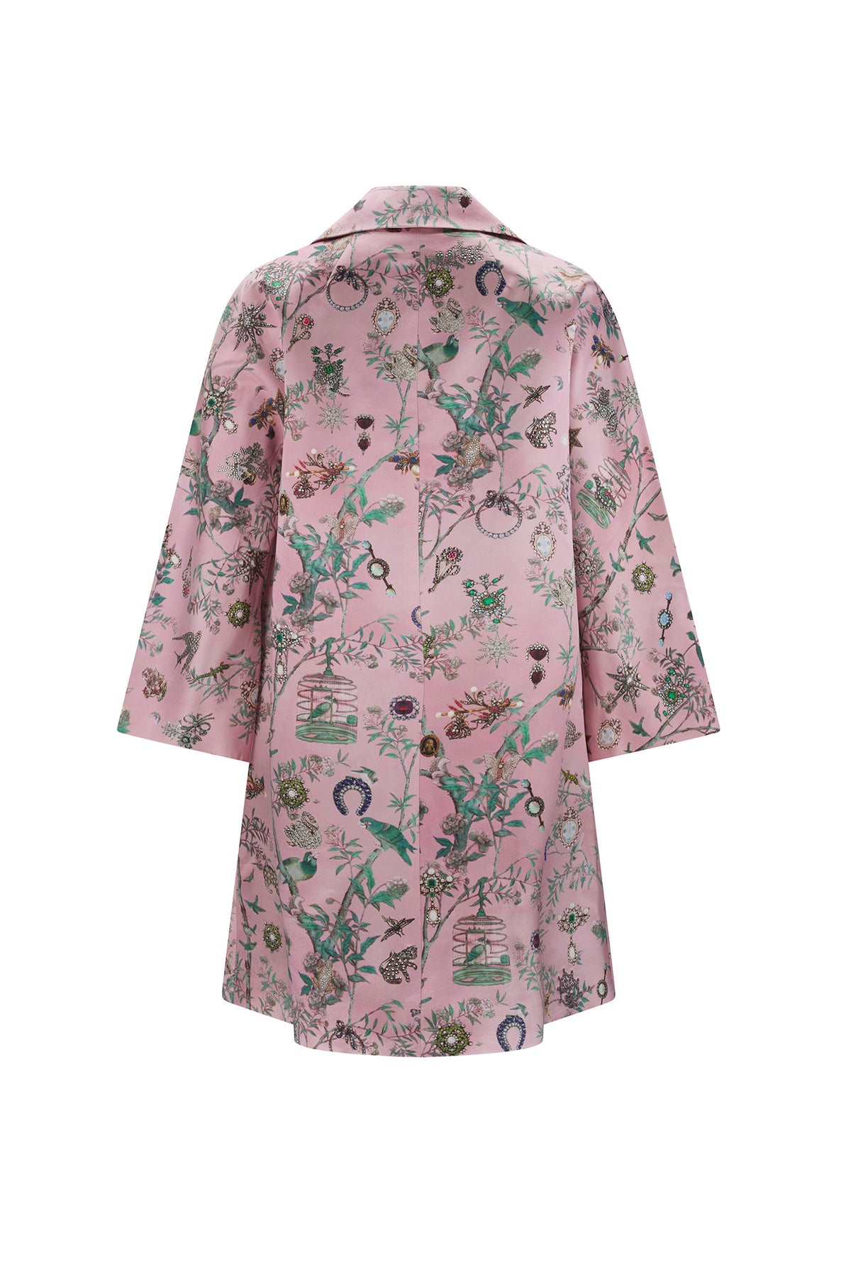 'Pauline De Rothschild' Notched Lapel Coat - - Libertine
