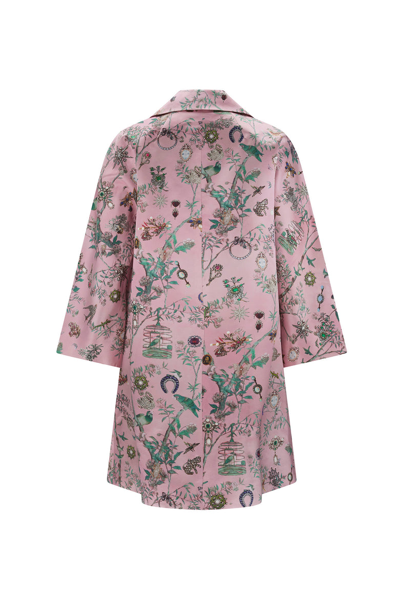 'Pauline De Rothschild' Notched Lapel Coat - - Libertine