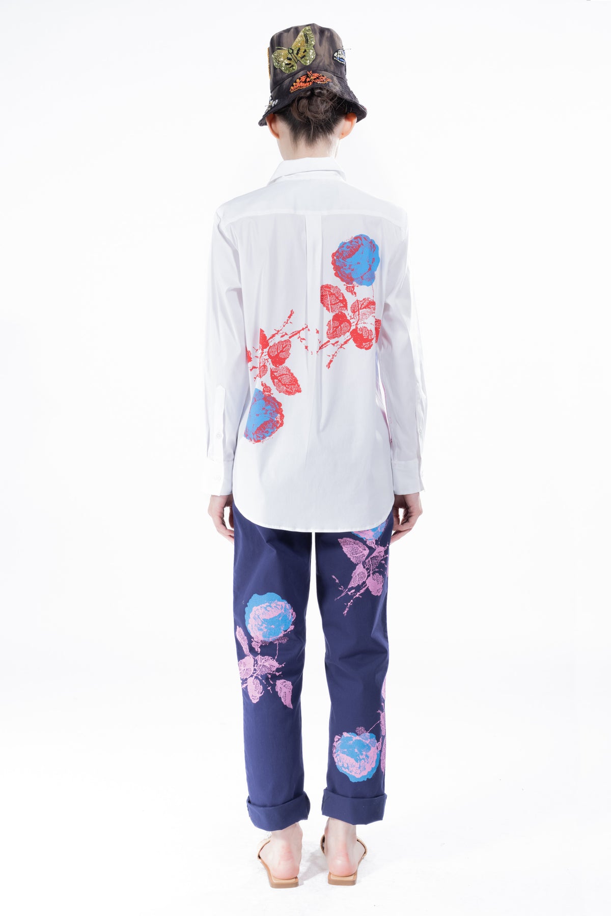 'STONE ROSES' WOMEN'S NAVY CHINOS -  - Libertine