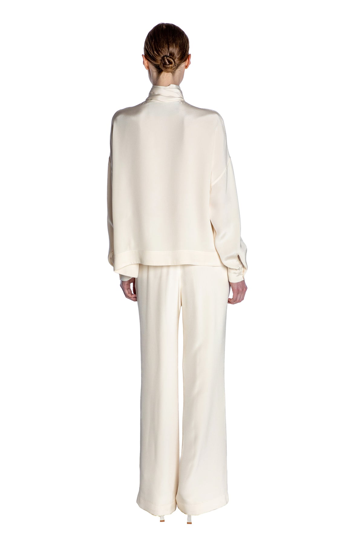 'Powdered Sugar' Tie Blouse - - Libertine