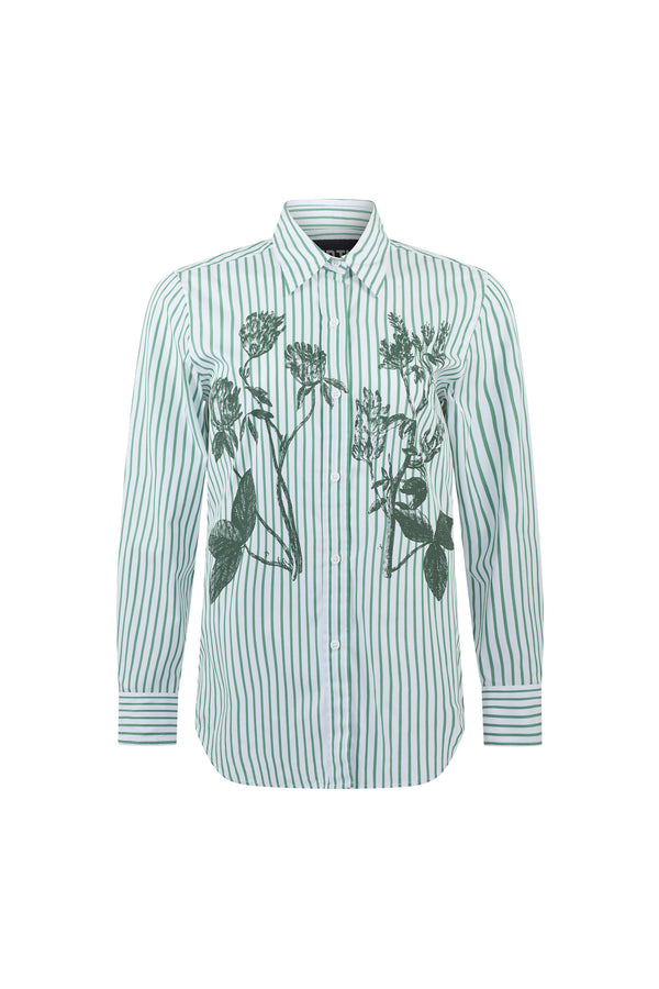 'GREEN BOTANICAL' WOMEN'S NEW CLASSIC SHIRT - - Libertine