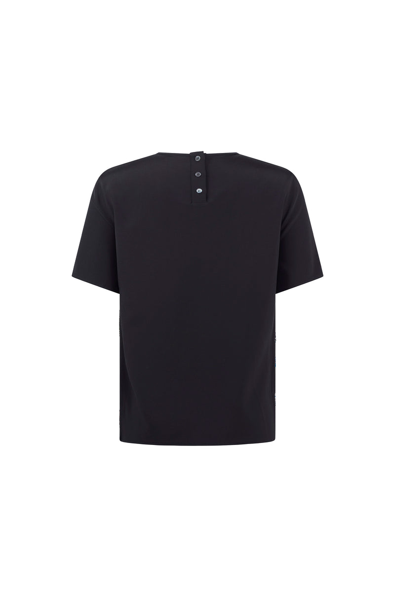 'Millions of Butterflies' Short Sleeve Blouse - - Libertine