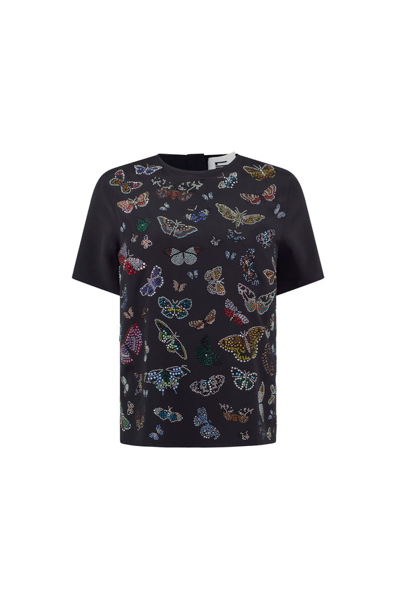 'Millions of Butterflies' Short Sleeve Blouse - - Libertine - Main image