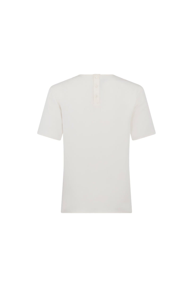 'POWDERED SUGAR' SHORT SLEEVE BLOUSE - - Libertine